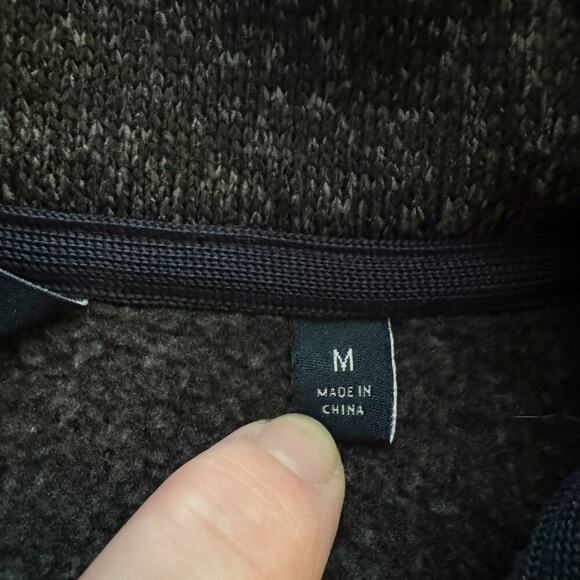 Nautica 1/4 zip Pullover sweatshirt Mens M Gray Fleece Athletic Athleisure Fall - Picture 2 of 13